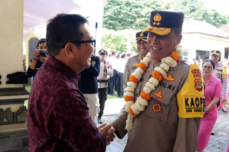 Sinergi Kesiapan Pengamanan Pemilu, Bupati Tabanan Sambut Kunjungan ...